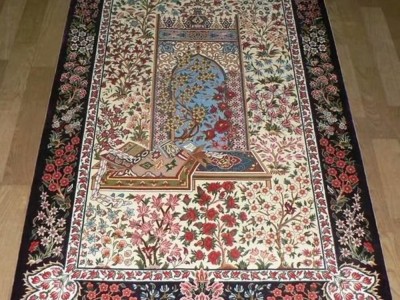 persian splendor 4x6ft special design hand knotted silk tapestry