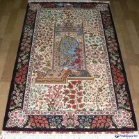 persian splendor 4x6ft special design hand knotted silk tapestry