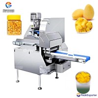 Continuous High Speed Mango Dicing Machine Fresh Mango Slicing Machine