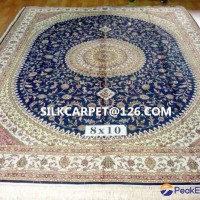 Persian riches handmade art tapestry persian silk carpet size 8X10 ft