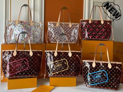 Boujie on a Budget               Bag Purse Neverfull Transparent Cherry Style