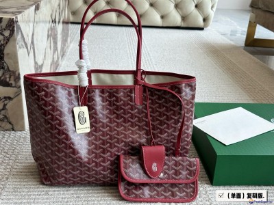 Bougie on a Budget Wine Red Goyard Bag Tote Bag Shopping Bag