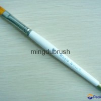 Wooden Handle Nickel Plated Brass Synthetic Filbert Artist paint Brush (241)