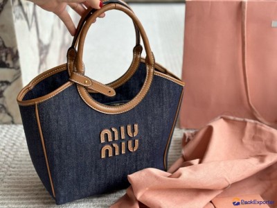 Bougie on a Budget Blue Denim        Bag Tote Bag Shoulder Bag