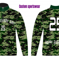 Custom logo blank plain golf slim fit 1/4 Zips pullover tops quarter Zips jumper