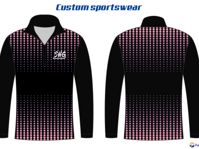 Custom quarter Zips sweatshirt long sleeves sports shirts 1/4 Zip jerseys