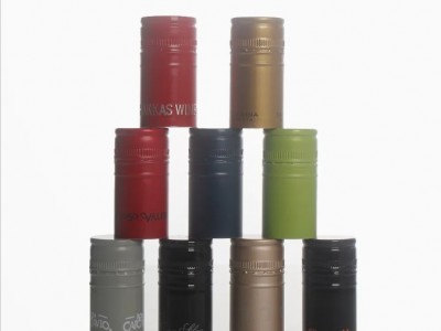 Aluminum Wine Vodka Plastic Round Metal Aluminum Threaded Screw Cover Bottle Cap