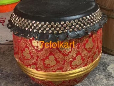 4 rows of studs red drum for lion dance