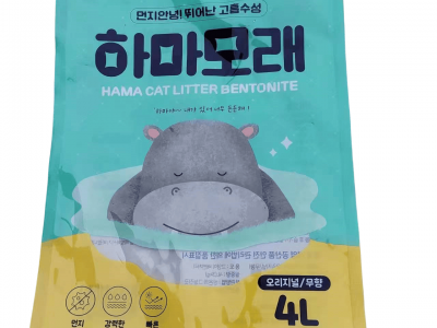 Korea Flushable bentonite pellet cat litter 4L