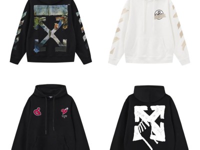off white hoody shirts overhead  fleece sweater pullover hoodies men jackets