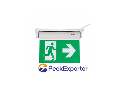 CE certificate fire sign light EXIT exit rotating sign
