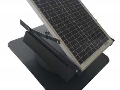 Solar Attic Exhaust Fan Ventilation Roof Mounted 1300 CFM Vent Ventilator