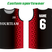 Custom sublimation men singlets quick drying touch football training singlets