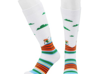 Personalized Merino Compression Ski Socks