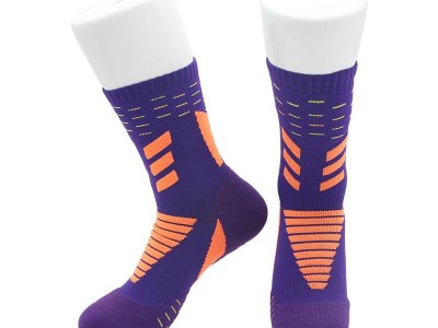 Custom Cotton Crew Running Socks