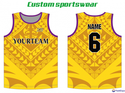 Tonga Samoa basketball tank tops Island training vest NZ touch singlet gear