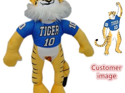 tiger custom corporate mascot mini mascot stuffed animal mascots