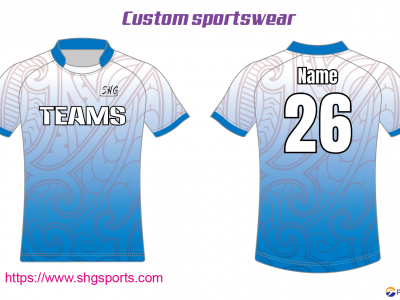 Custom men's rugby jersey tops football t shirts NZ rugby club uniforms