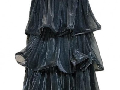 LADIES LUREX FLARED 3 LAYER SKIRTS