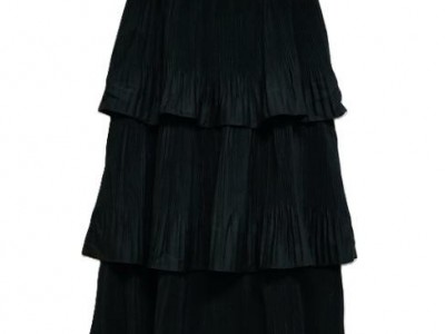 LADIES TIERED WOVEN MAXI SKIRT