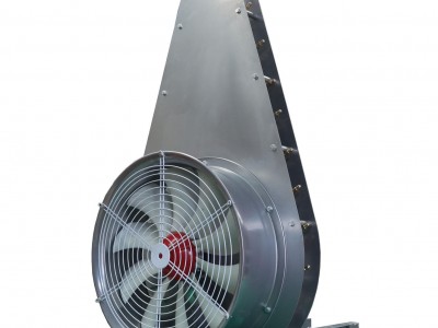 Fan assembly for orchard atomizer