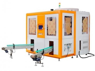 1 Color Servo Horizontal Turntabele Screen Printing Machine
