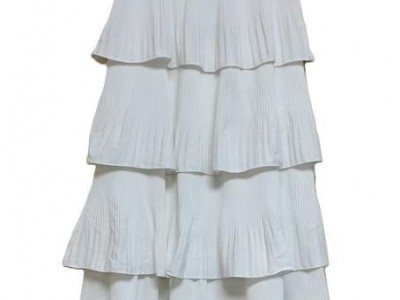 LADIES MULTI TIERED WOVEN SKIRT