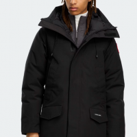 Men's Langford Parka Jacket Black Men winter snow down outerwear