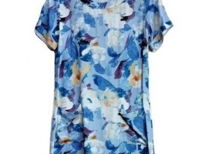 LADIES  S/ S    IDI DRESS WITH POCKET