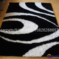 Living room carpet black and white carpet 210x270cm supply
