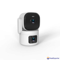 House Security Dual Cameras With Infrared Night Vision, Human Tracking & 2-Way