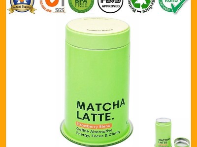 Chinese Manufacturer Airtight Tin Packaging Box Coffee Tea Matcha Powder Cans