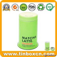 Chinese Manufacturer Airtight Tin Packaging Box Coffee Tea Matcha Powder Cans