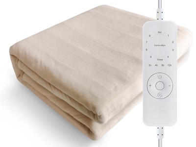 Single/ Double coral Fleece or Polar Fleece Electric Blanket