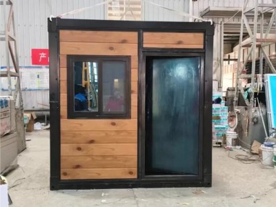 Imitation Wood Grain Light Steel Structure Folding House