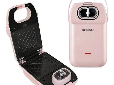 Portable breakfast and snack toaster Waffle maker