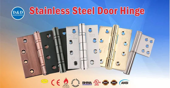 Stainless Steel Round Corner Lift off Door Hinges Architectural Hardware for Bathroom - Hinge Hardwa