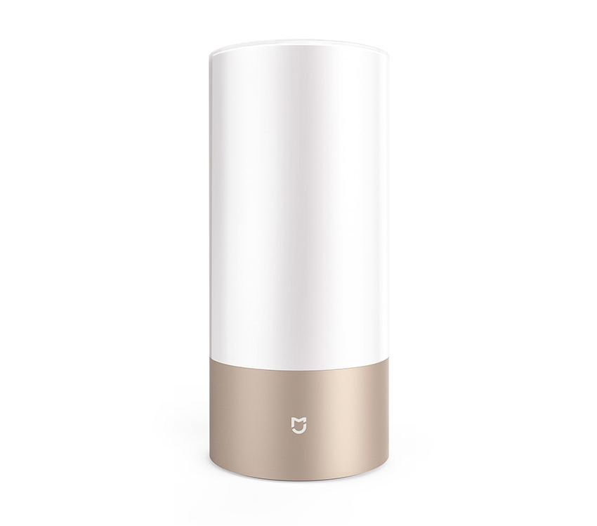 Smart Bedside Table Lamp with Tunable White and RGB LED Lighting